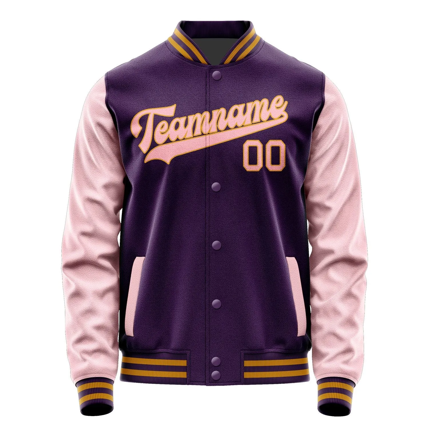 Custom Purple Light Pink Jacket sold by Tailorly product image thumbnail 4