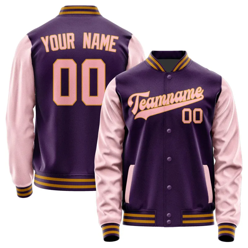 Custom Purple Light Pink Jacket sold by Tailorly