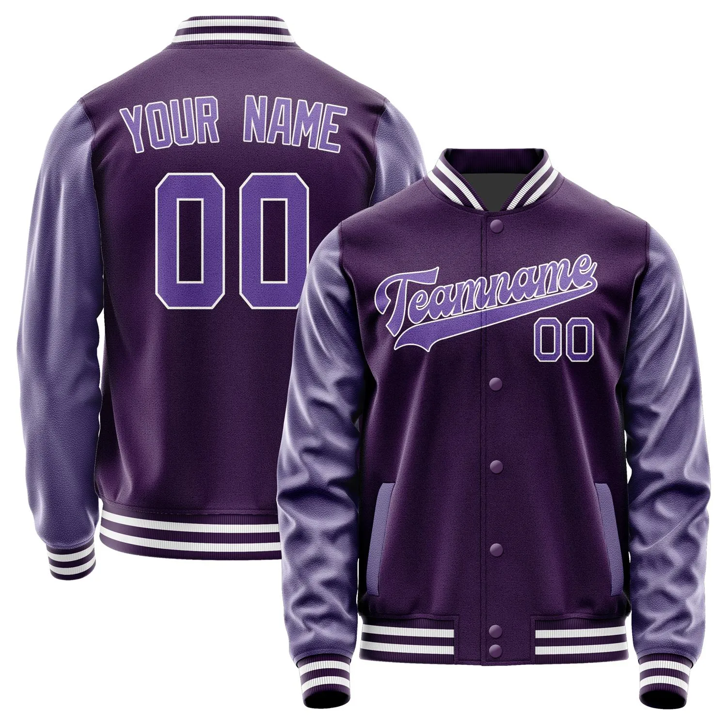 Custom Purple Light Purple Jacket sold by Tailorly