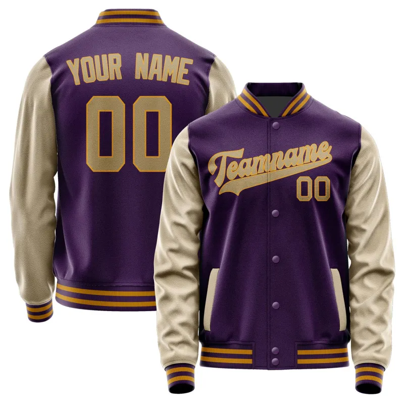 Custom Purple Light Khaki Jacket sold by Tailorly