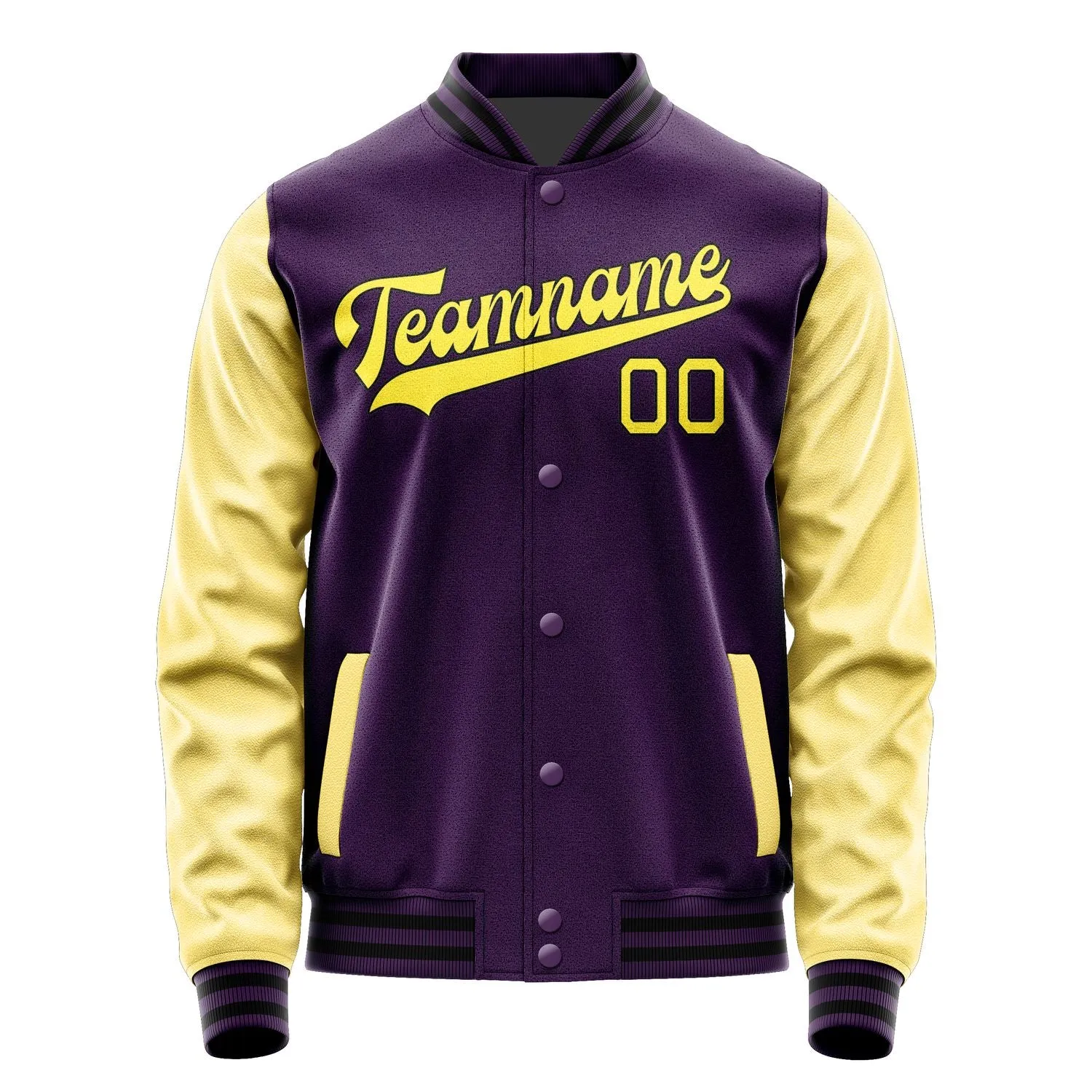 Custom Purple Light Yellow Jacket sold by Tailorly product image thumbnail 4