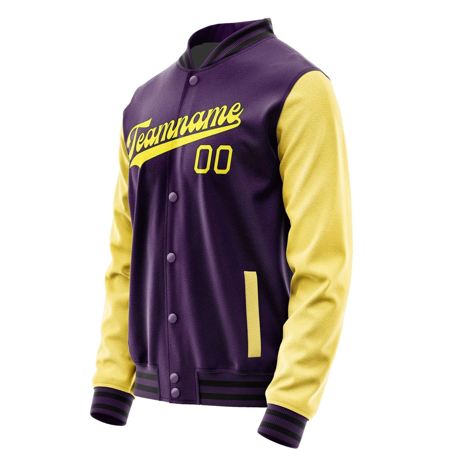 Custom Purple Light Yellow Jacket sold by Tailorly product image thumbnail 2