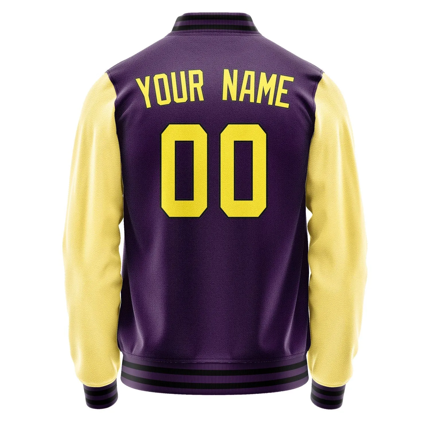 Custom Purple Light Yellow Jacket sold by Tailorly product image thumbnail 3