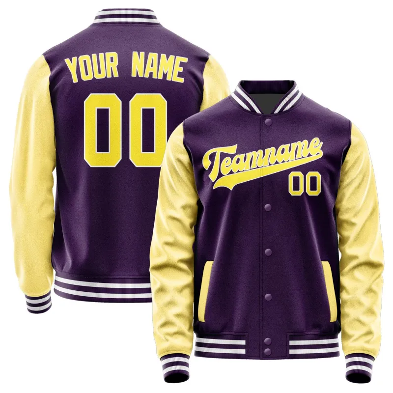 Custom Purple Light Yellow Jacket sold by Tailorly