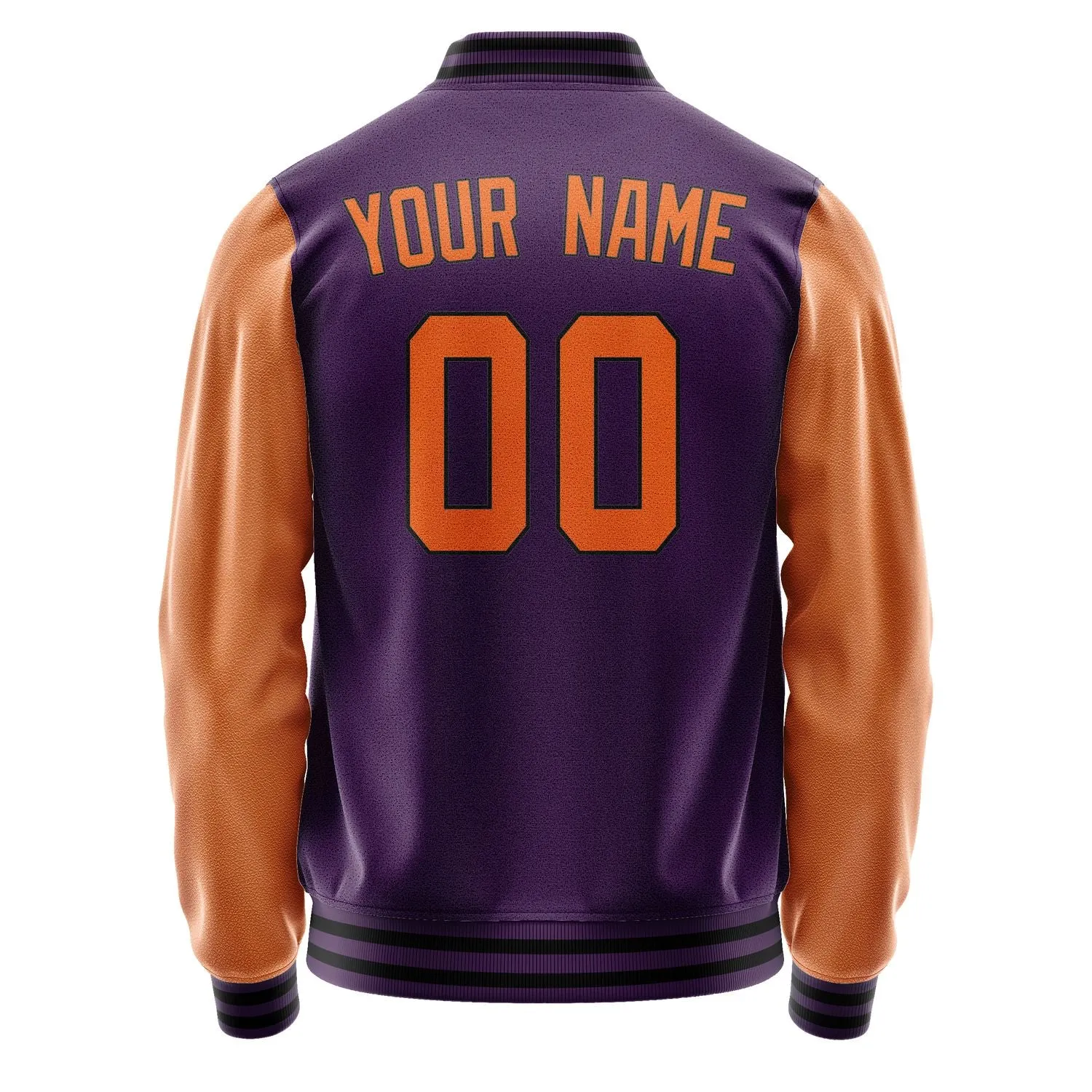 Custom Purple Orange Jacket sold by Tailorly product image thumbnail 3