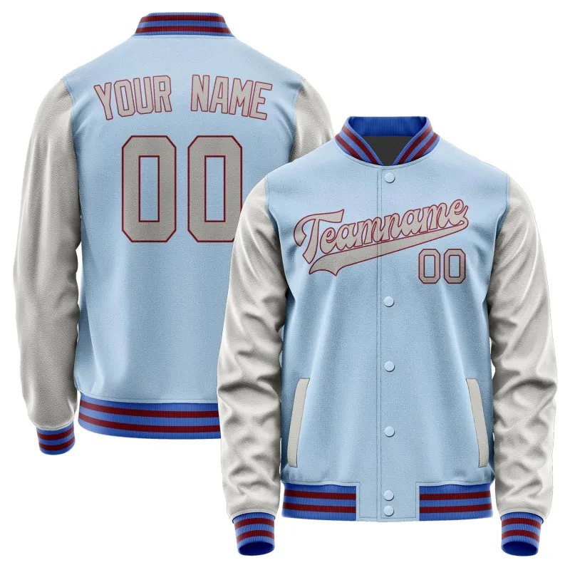Custom Light Blue Gray Jacket sold by Tailorly