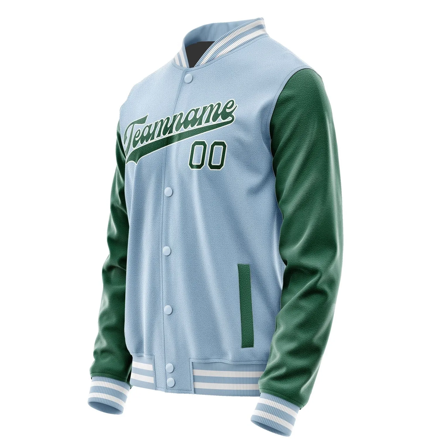 Custom Light Blue Green Jacket sold by Tailorly product image thumbnail 2