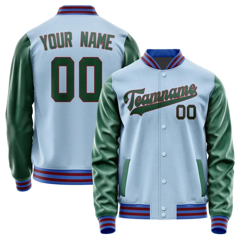 Custom Light Blue Green Jacket sold by Tailorly