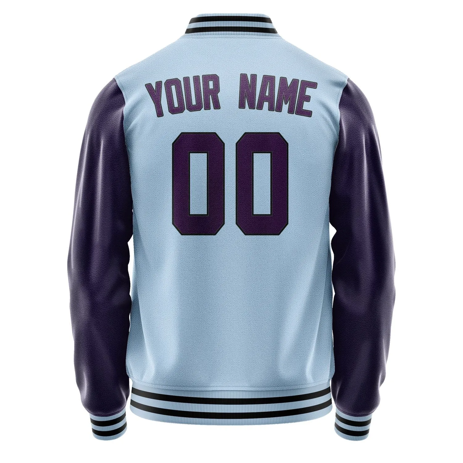 Custom Light Blue Purple Jacket sold by Tailorly product image thumbnail 3