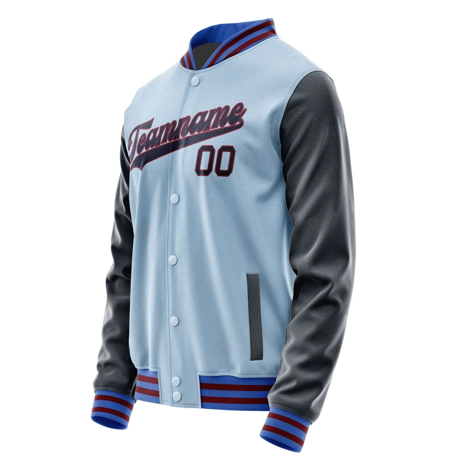 Custom Light Blue Navy Jacket sold by Tailorly product image thumbnail 2