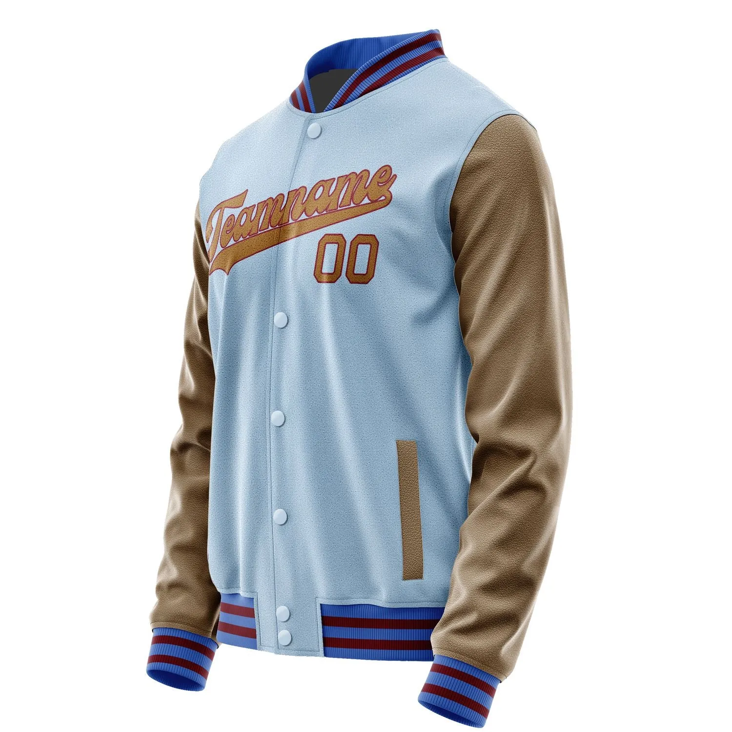 Custom Light Blue Khaki Jacket sold by Tailorly product image thumbnail 2