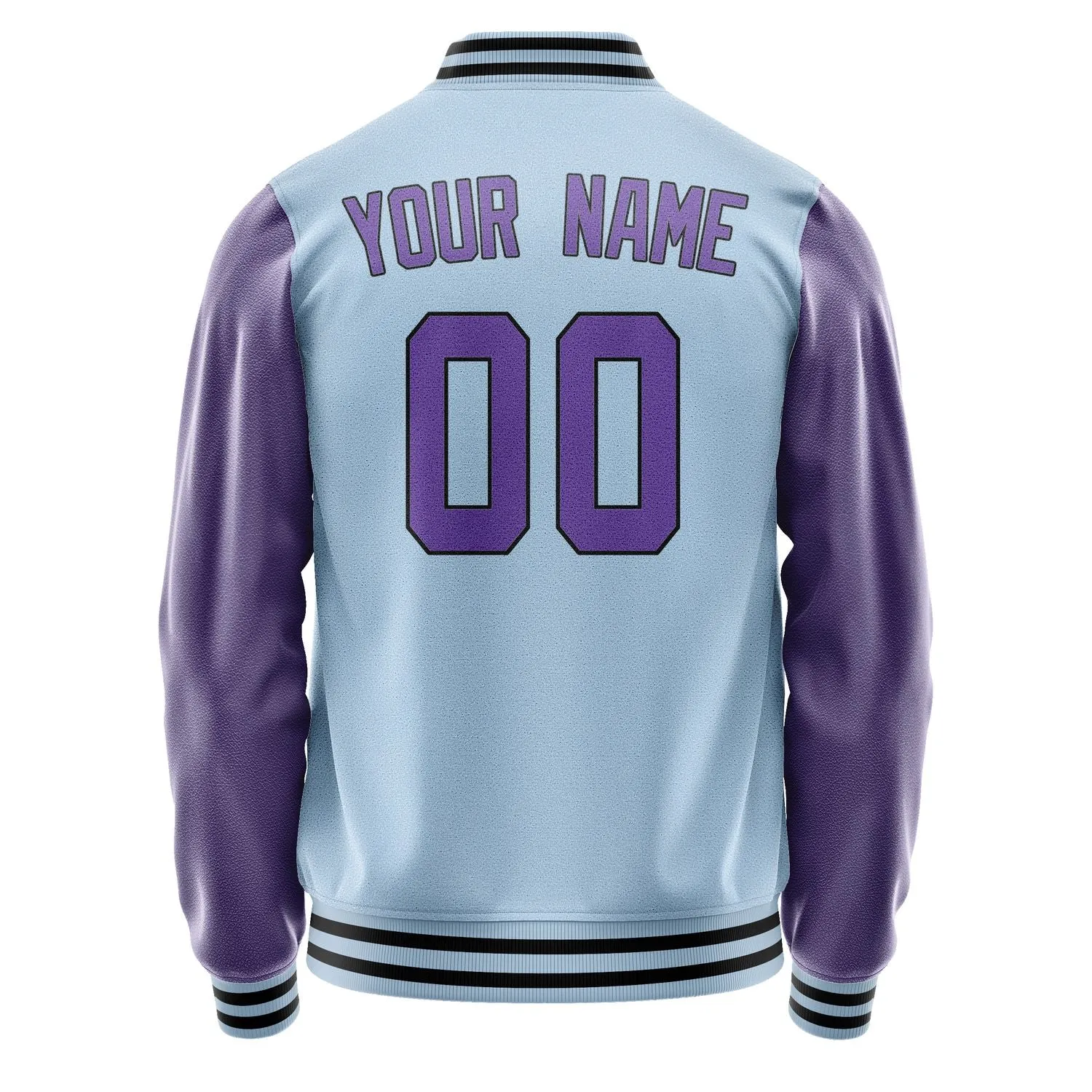 Custom Light Blue Light Purple Jacket sold by Tailorly product image thumbnail 3