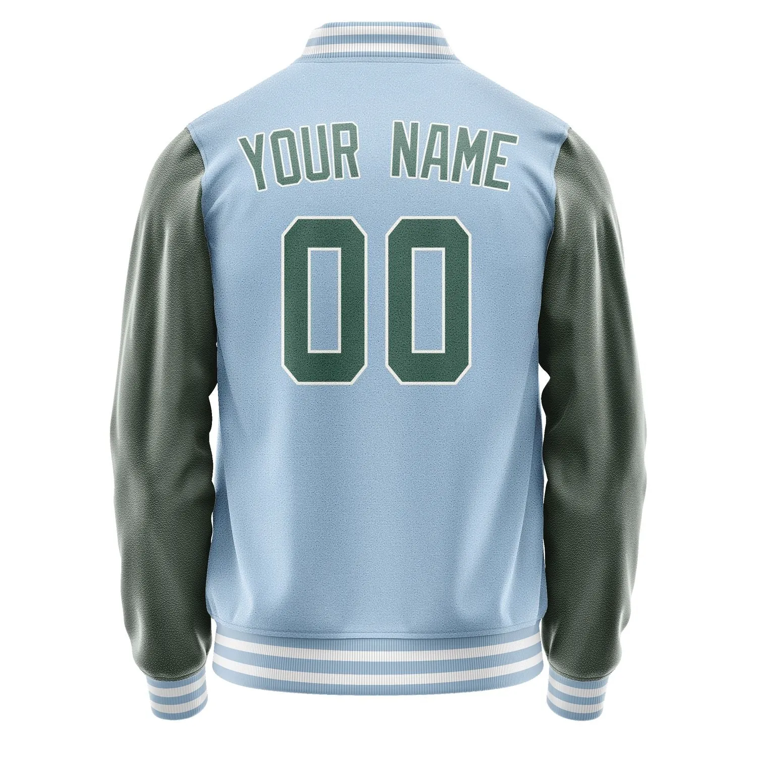 Custom Light Blue Blue Green Jacket sold by Tailorly product image thumbnail 3
