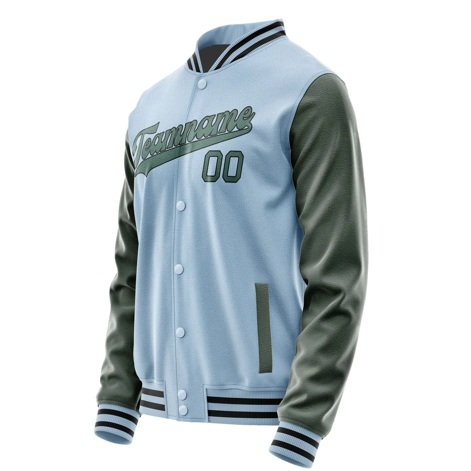 Custom Light Blue Blue Green Jacket sold by Tailorly product image thumbnail 2