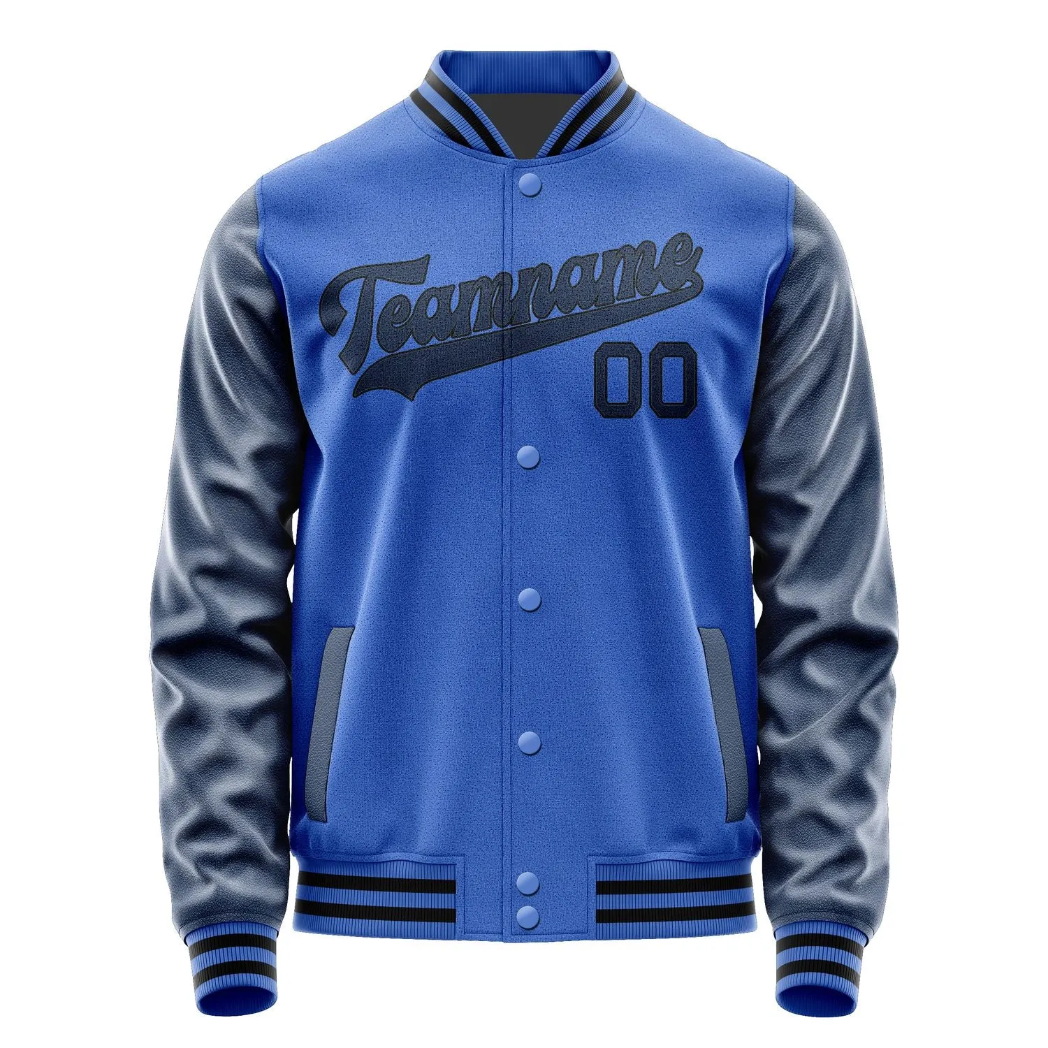 Custom Sky Blue Blue Jacket sold by Tailorly product image thumbnail 4