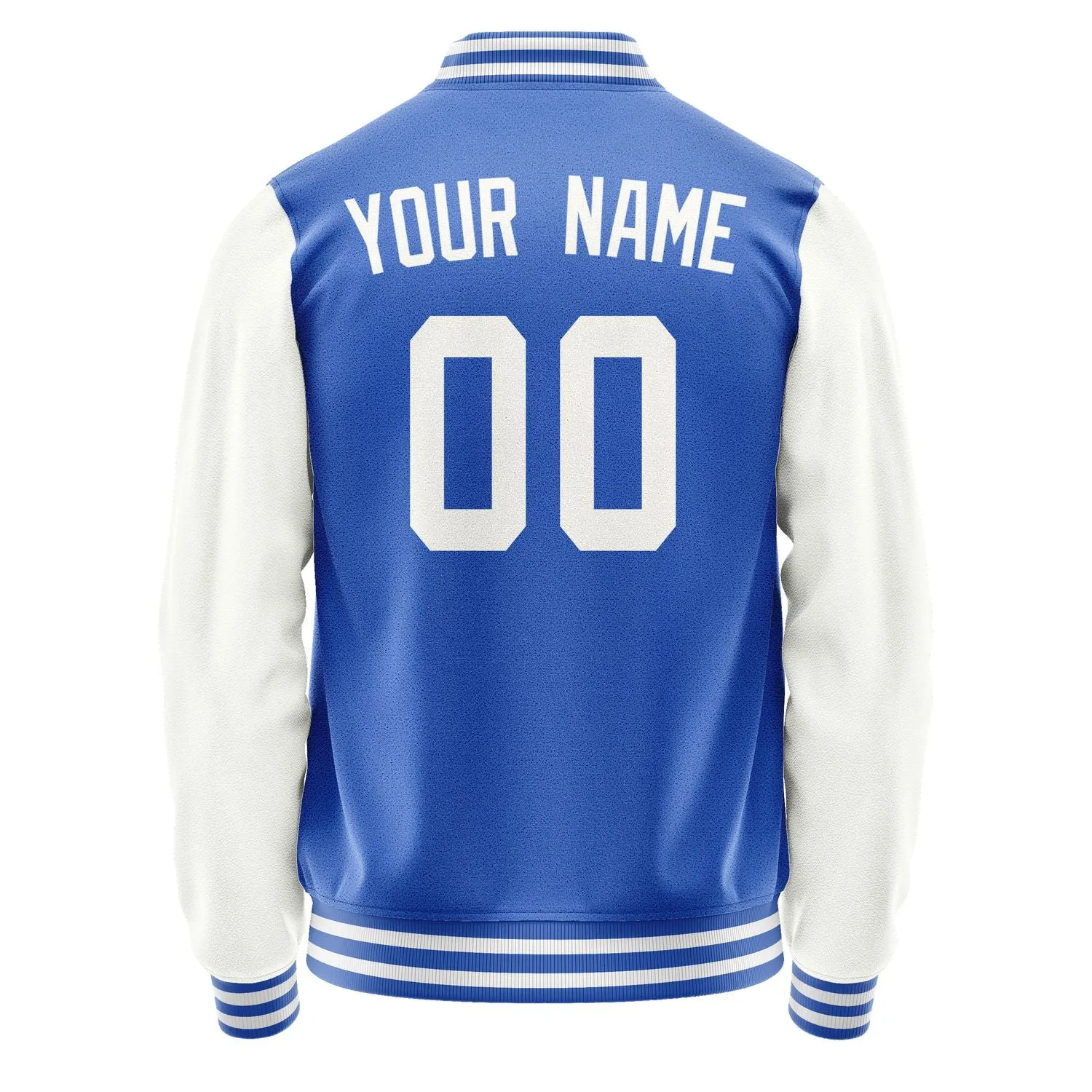 Custom Sky Blue White Jacket sold by Tailorly product image thumbnail 3