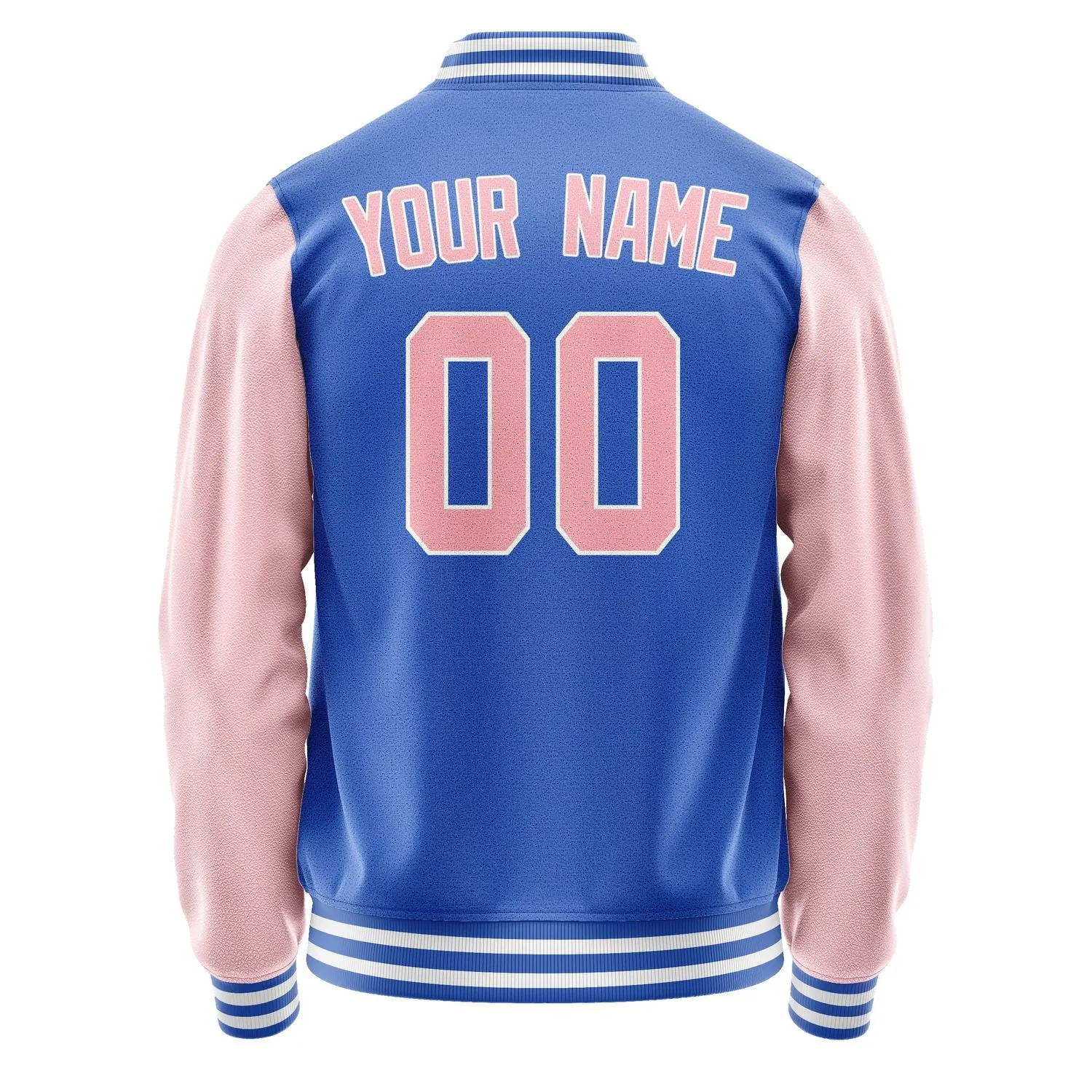 Custom Sky Blue Light Pink Jacket sold by Tailorly product image thumbnail 3