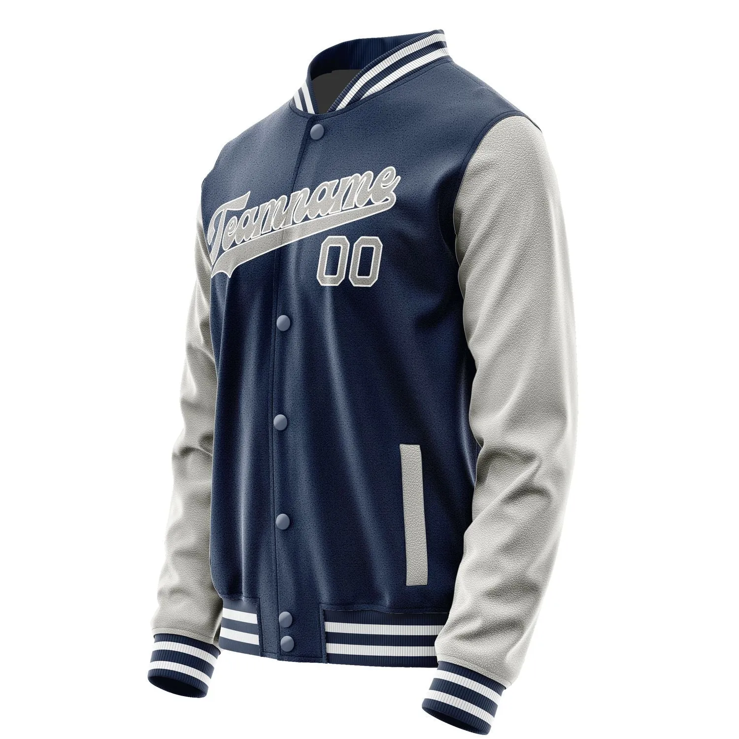 Custom Blue Gray Jacket sold by Tailorly product image thumbnail 2