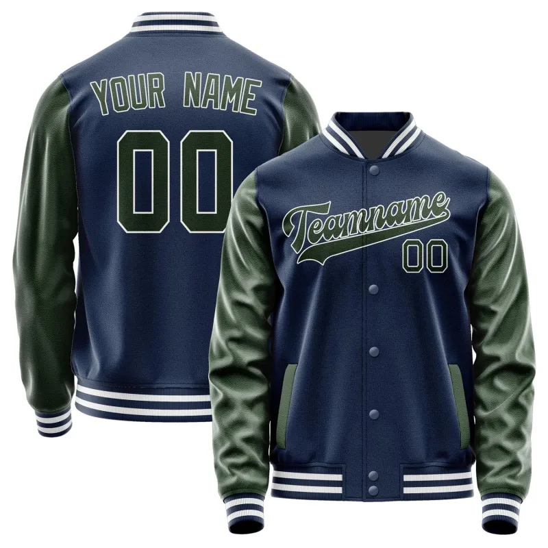 Custom Blue Dark Green Jacket sold by Tailorly