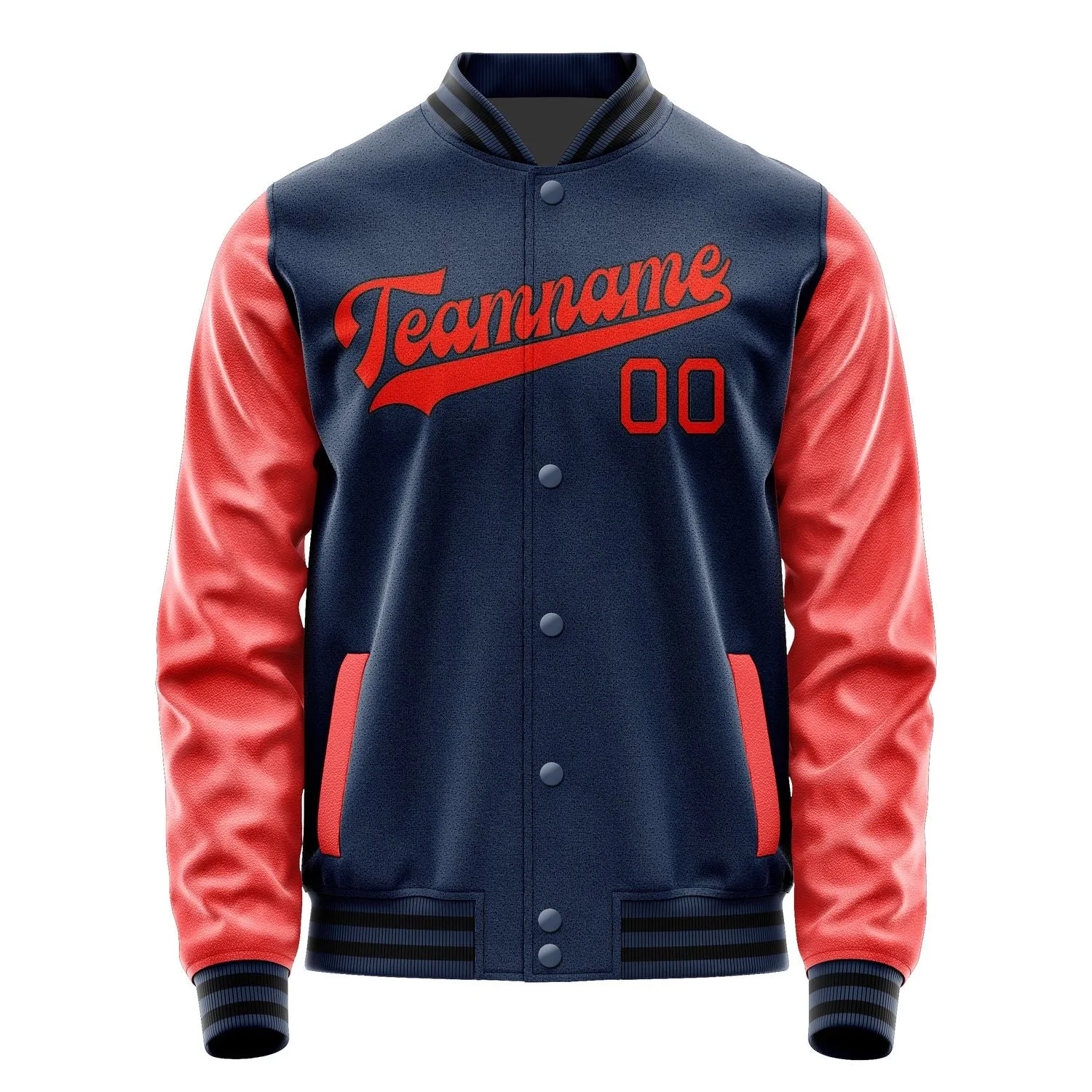 Custom Blue Orange Red Jacket sold by Tailorly product image thumbnail 4