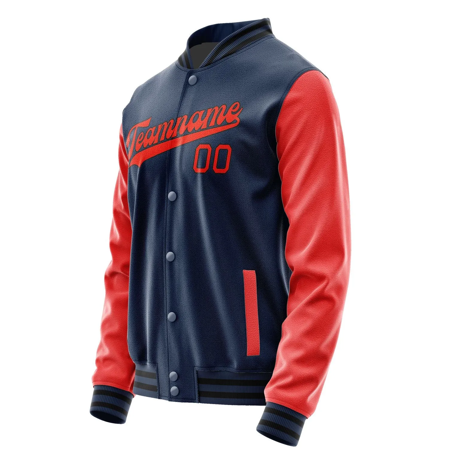Custom Blue Orange Red Jacket sold by Tailorly product image thumbnail 2