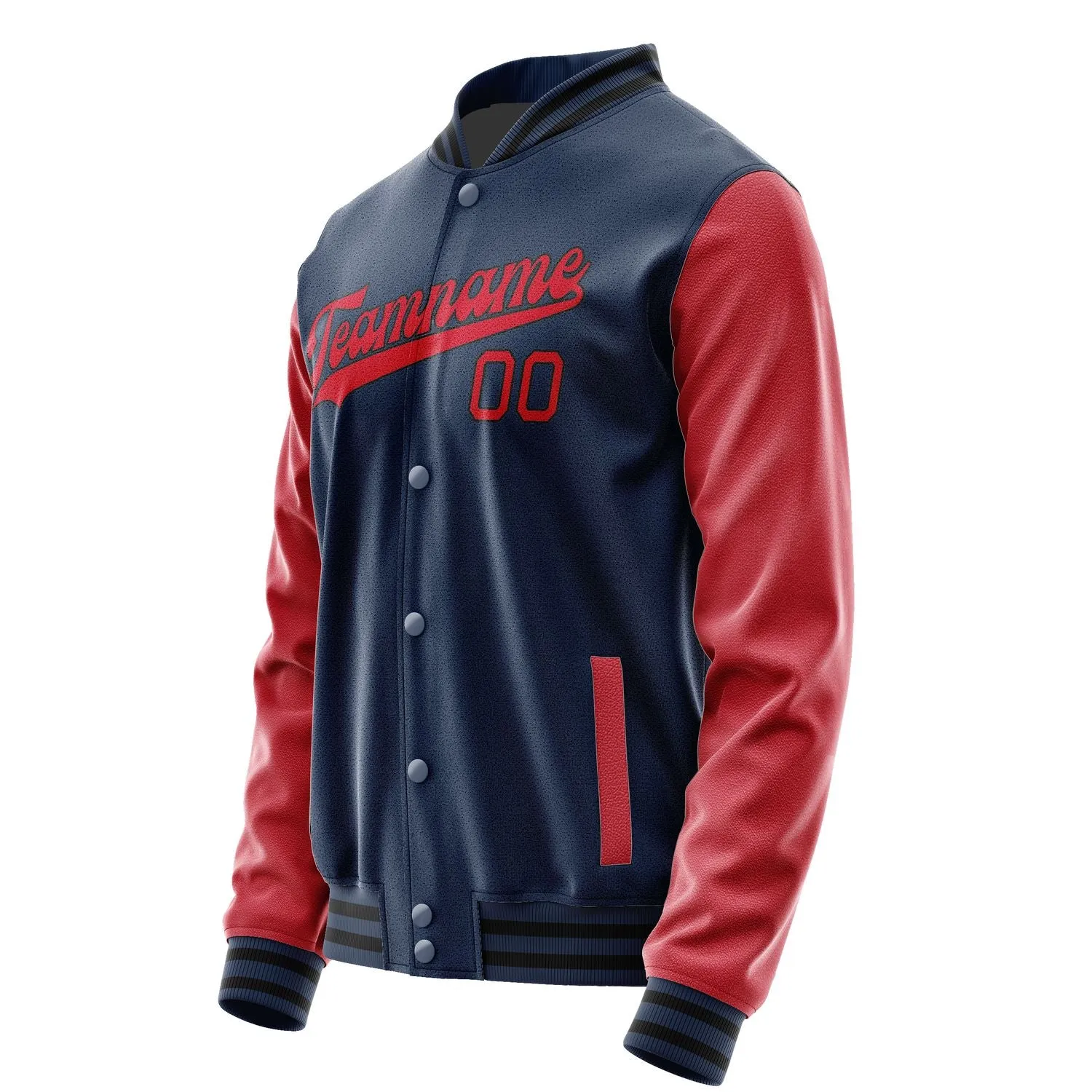 Custom Blue Red Jacket sold by Tailorly product image thumbnail 2