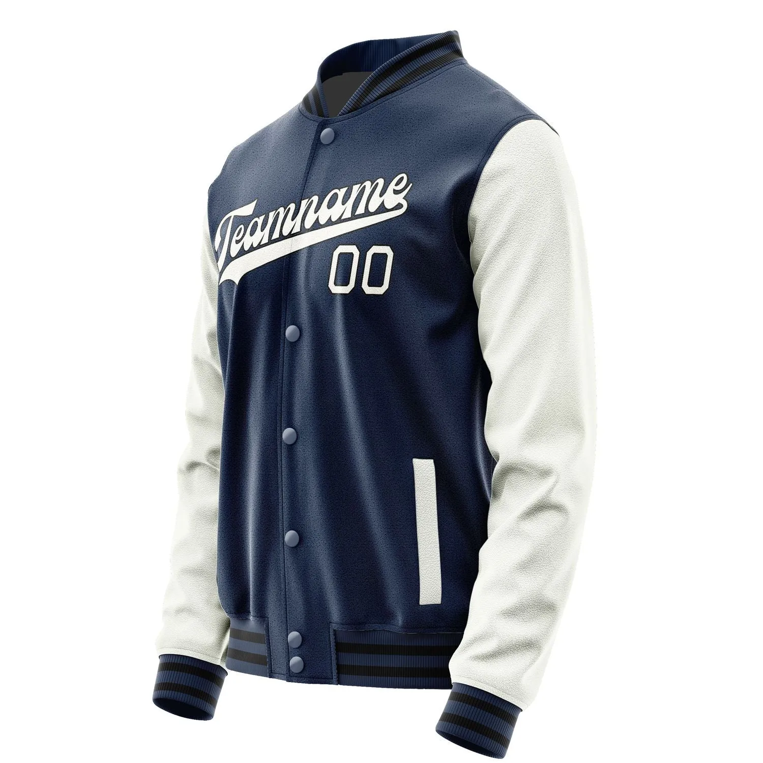 Custom Blue White Jacket sold by Tailorly product image thumbnail 2