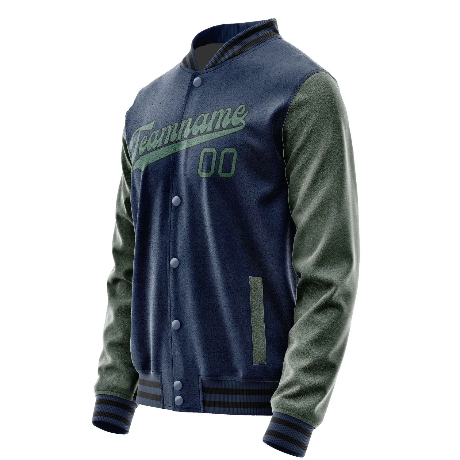 Custom Blue Blue Green Jacket sold by Tailorly product image thumbnail 2