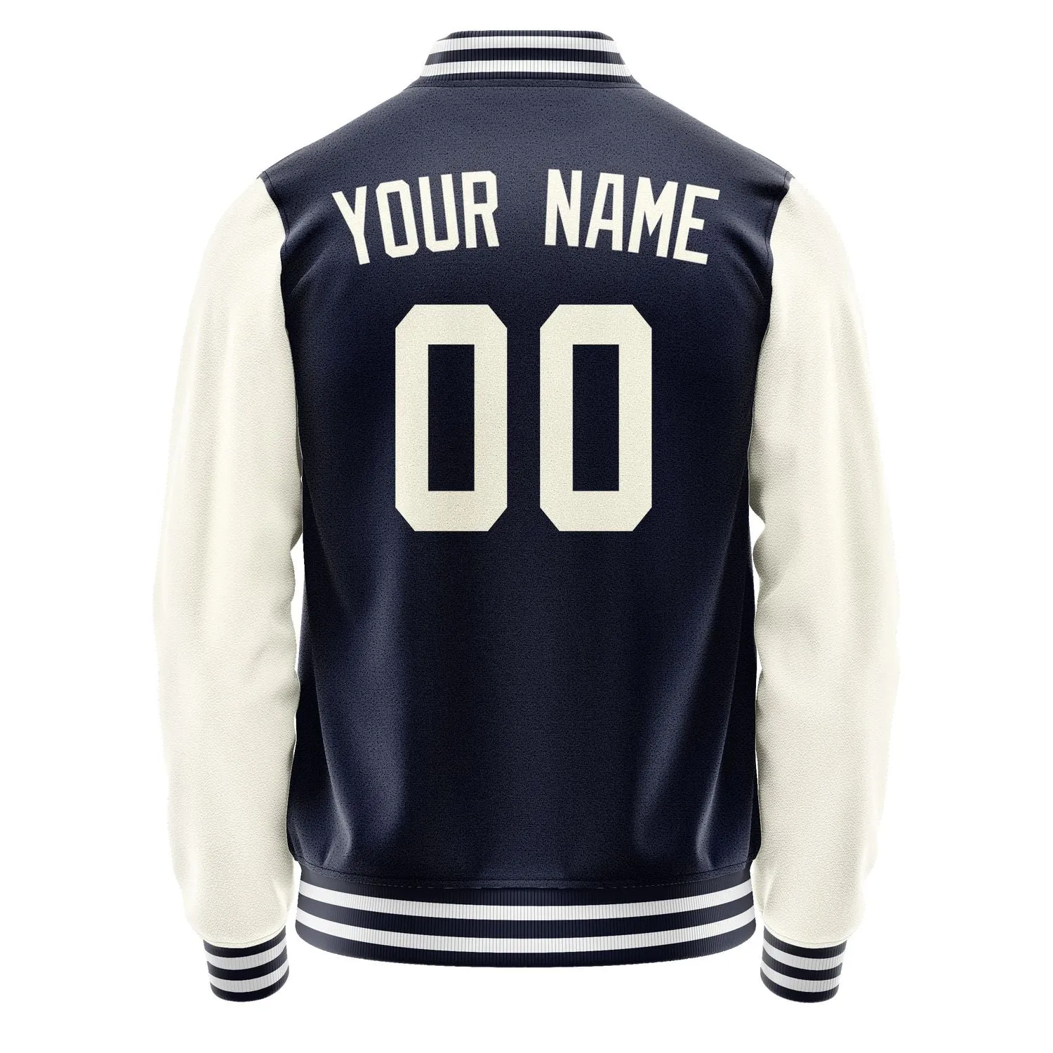 Custom Navy Cream Jacket sold by Tailorly product image thumbnail 3