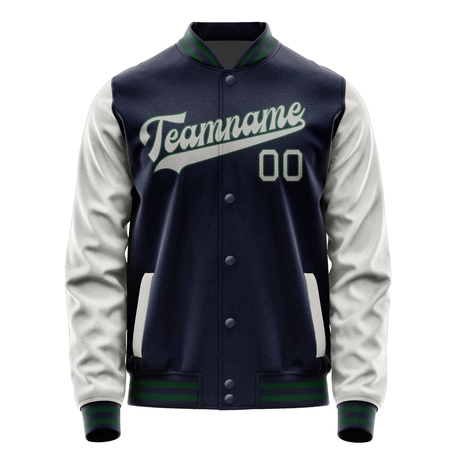 Custom Navy Gray Jacket sold by Tailorly product image thumbnail 4