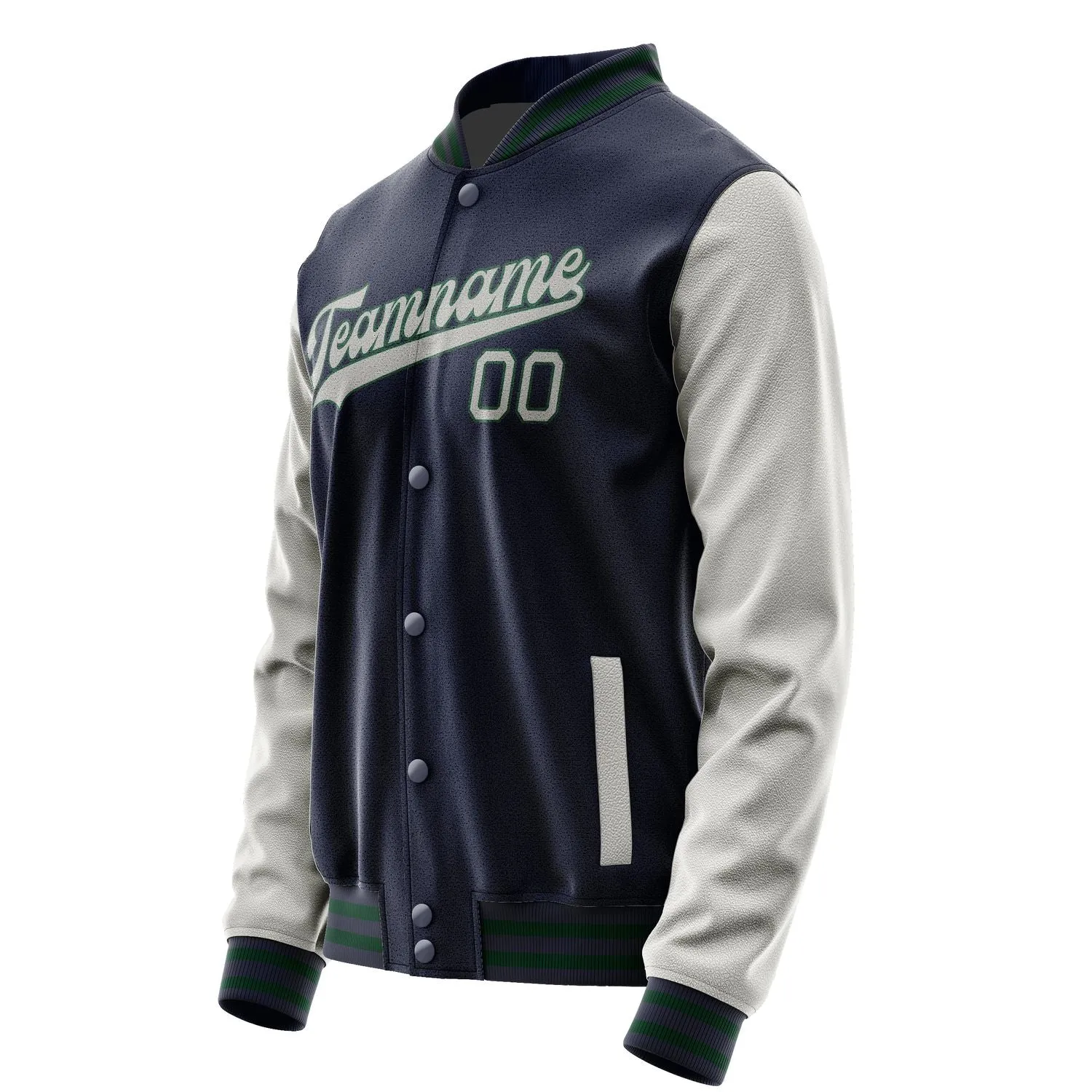 Custom Navy Gray Jacket sold by Tailorly product image thumbnail 2