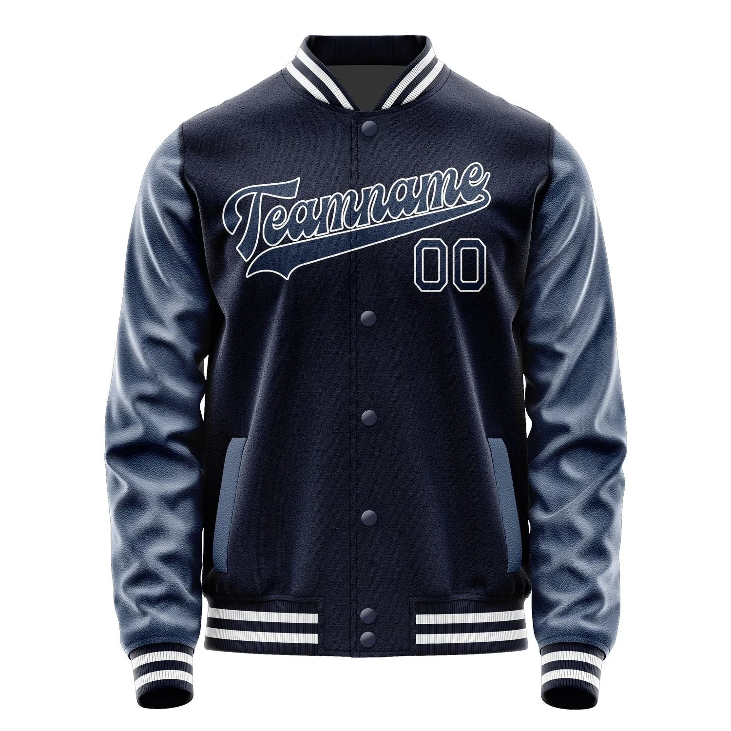 Custom Navy Blue Jacket sold by Tailorly product image thumbnail 4