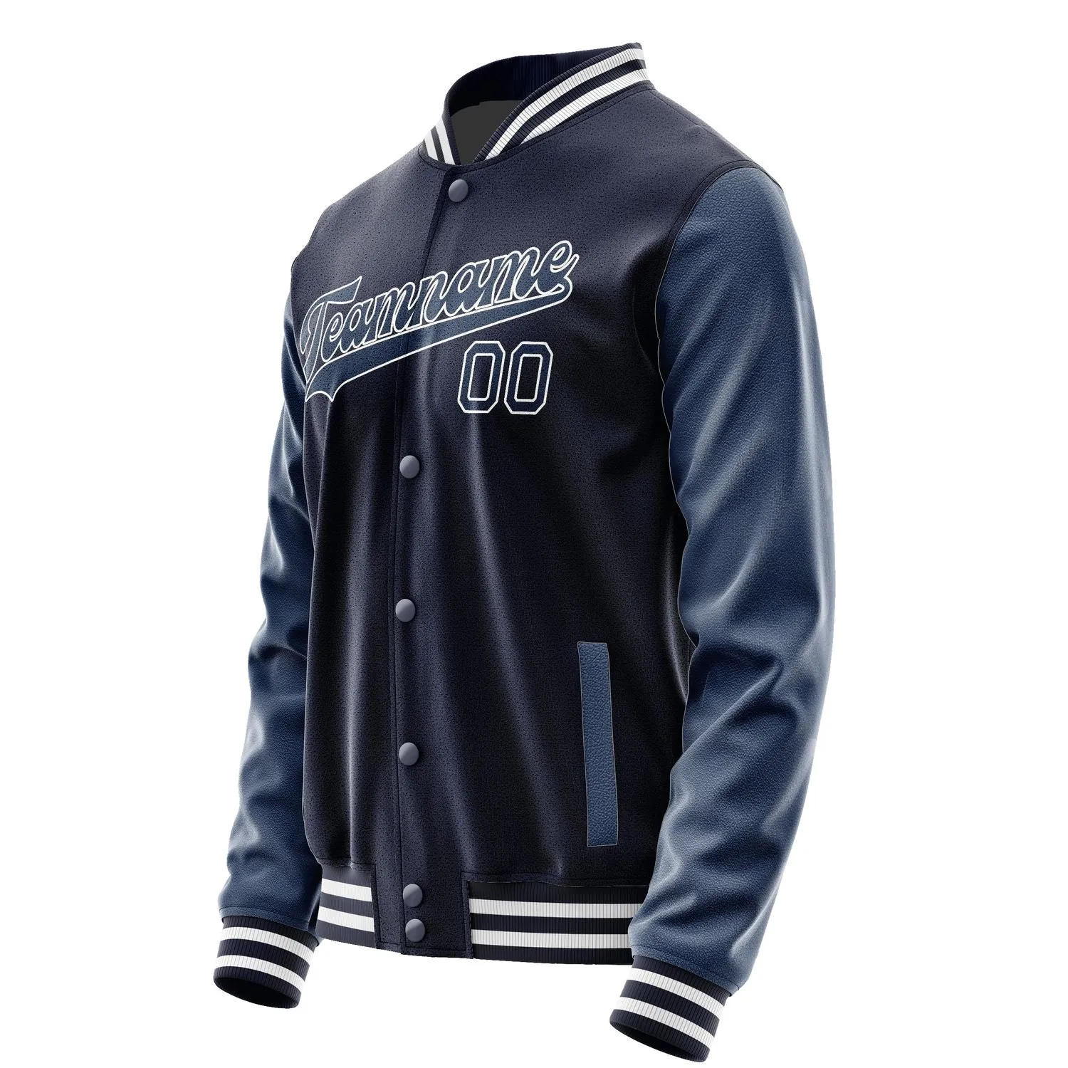 Custom Navy Blue Jacket sold by Tailorly product image thumbnail 2