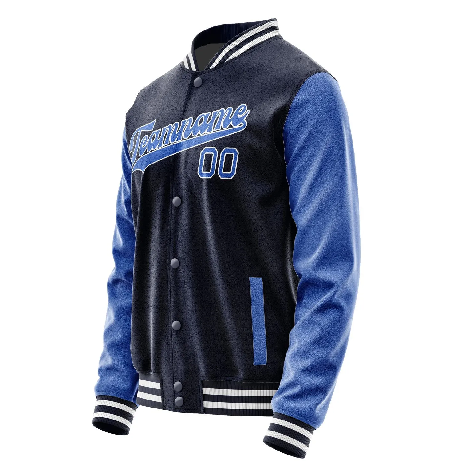 Custom Navy Sky Blue Jacket sold by Tailorly product image thumbnail 2