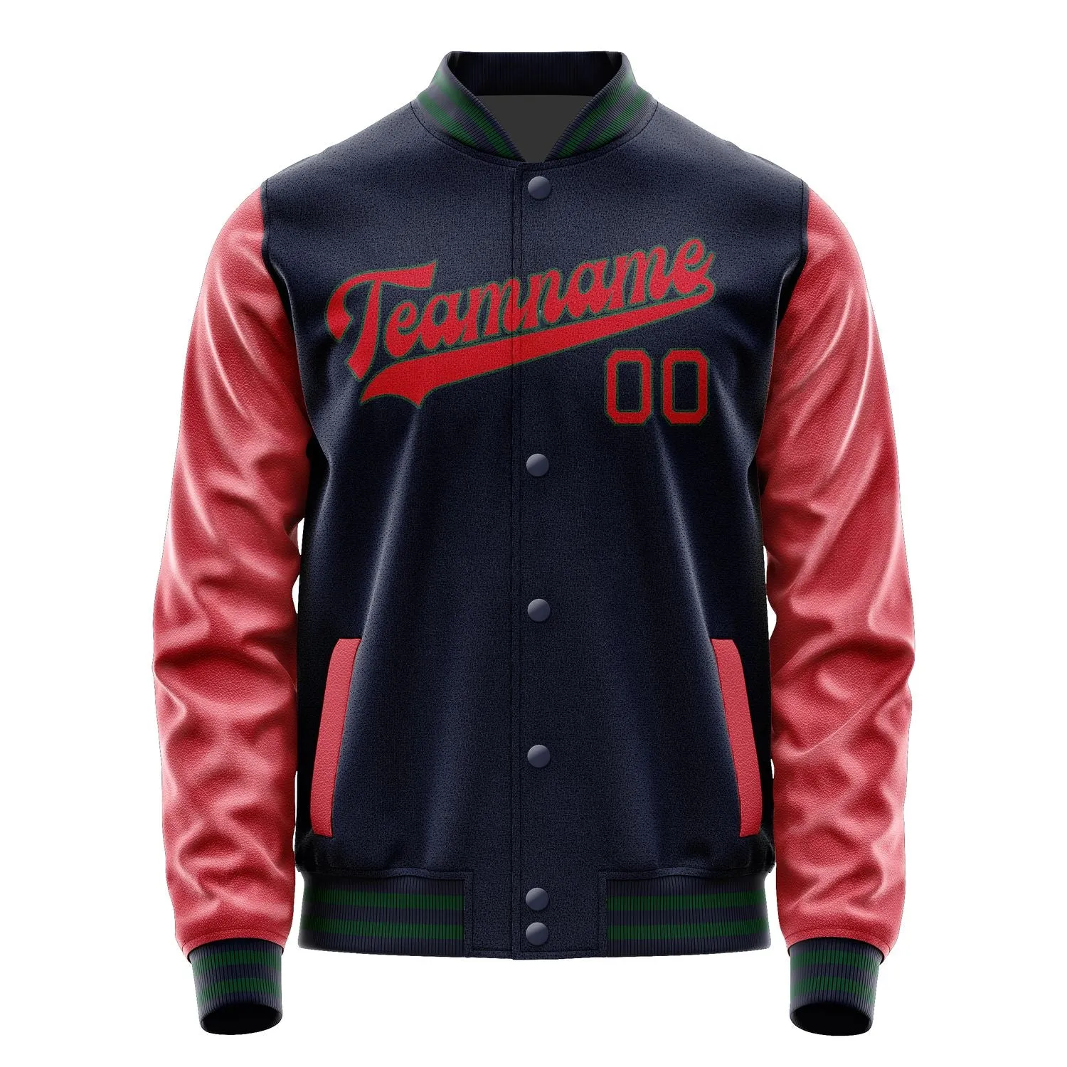 Custom Navy Red Jacket sold by Tailorly product image thumbnail 4