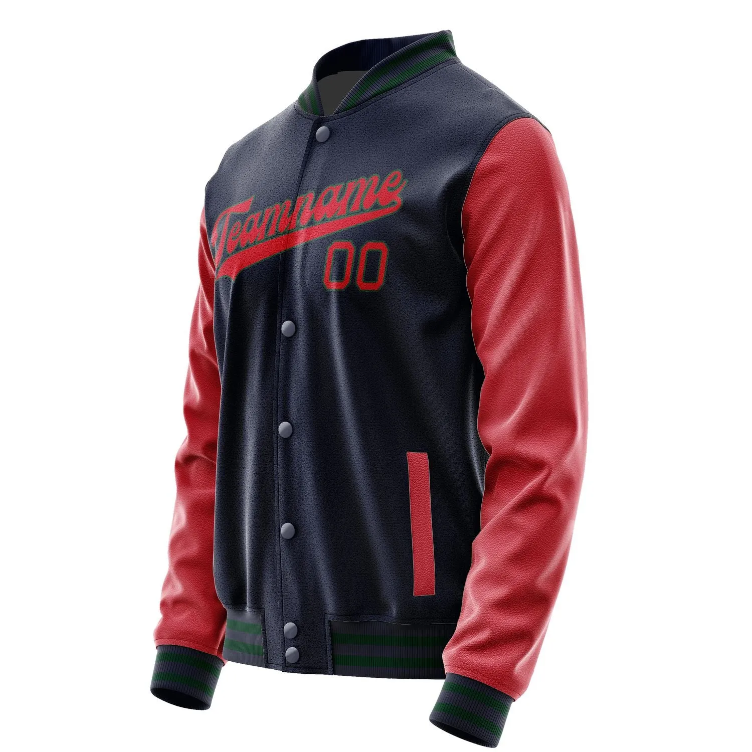 Custom Navy Red Jacket sold by Tailorly product image thumbnail 2
