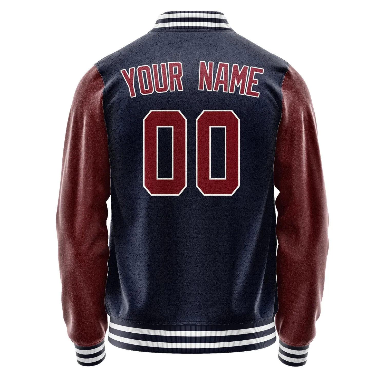 Custom Navy Crimson Red Jacket sold by Tailorly product image thumbnail 3