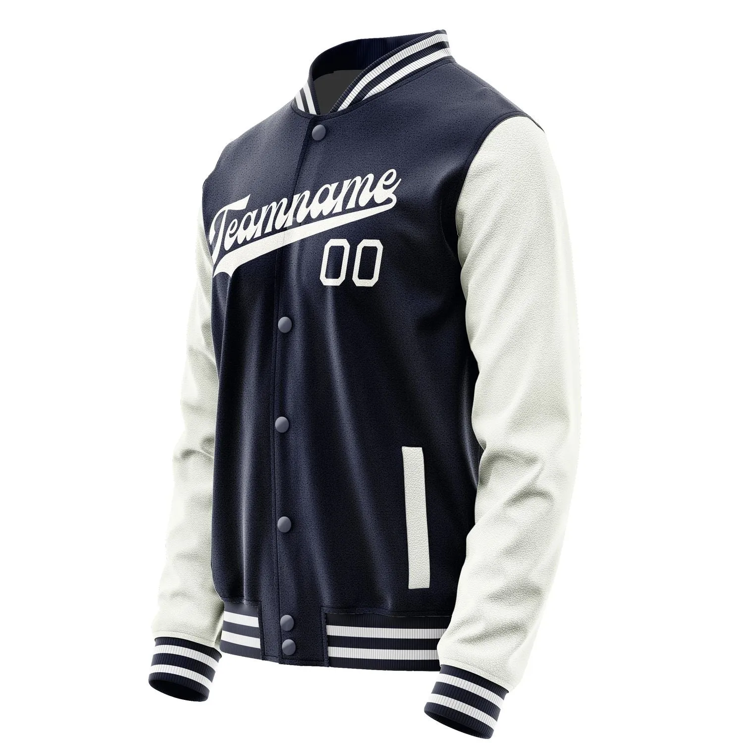 Custom Navy White Jacket sold by Tailorly product image thumbnail 2