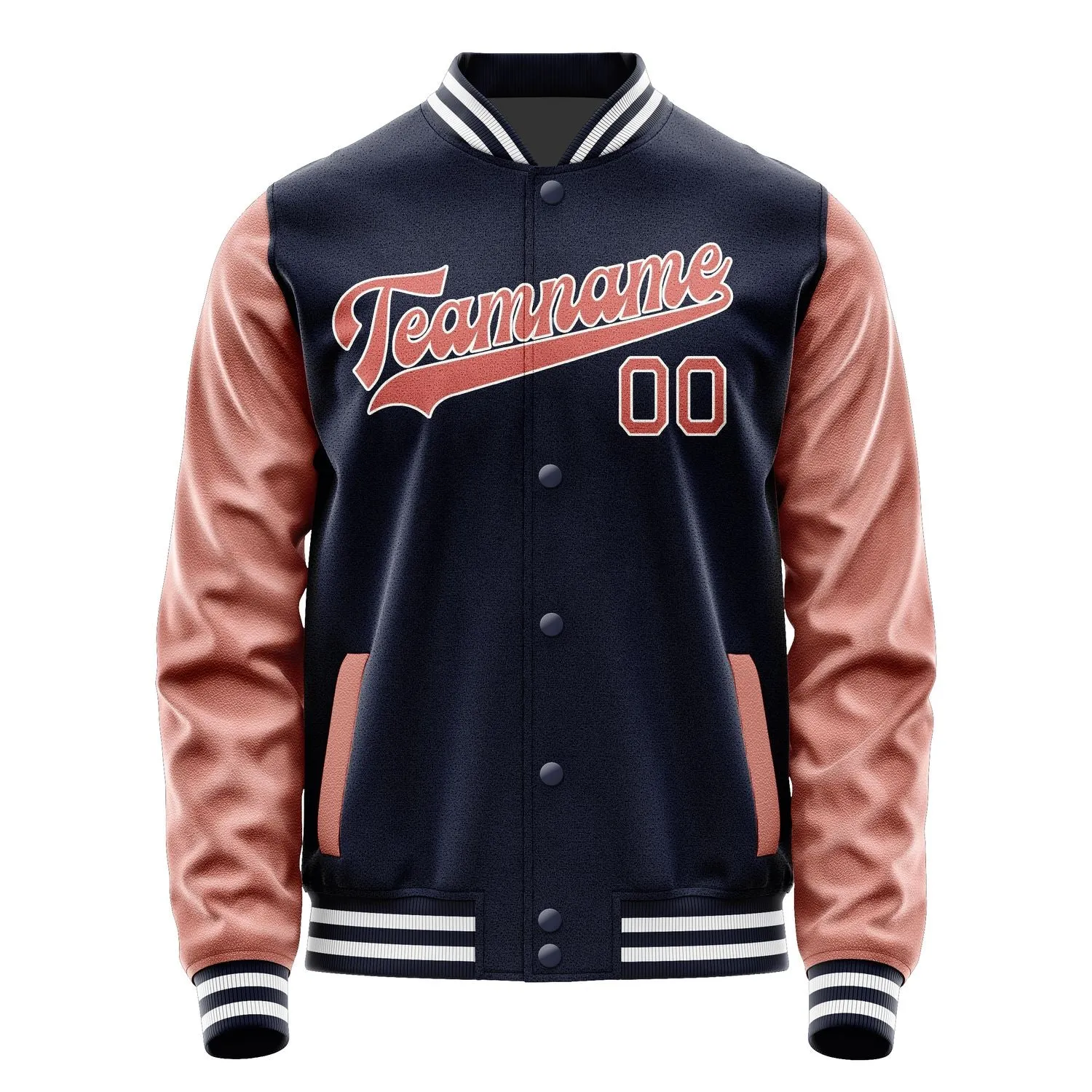 Custom Navy Copper Rose Jacket sold by Tailorly product image thumbnail 4