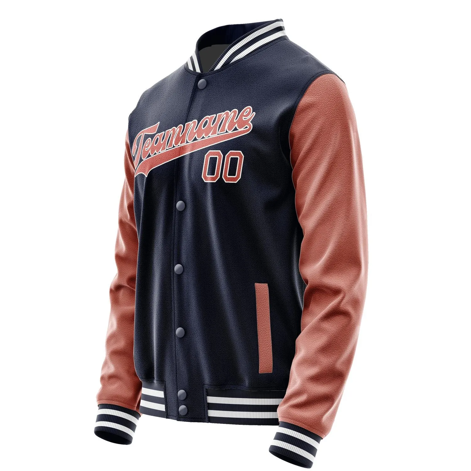 Custom Navy Copper Rose Jacket sold by Tailorly product image thumbnail 2