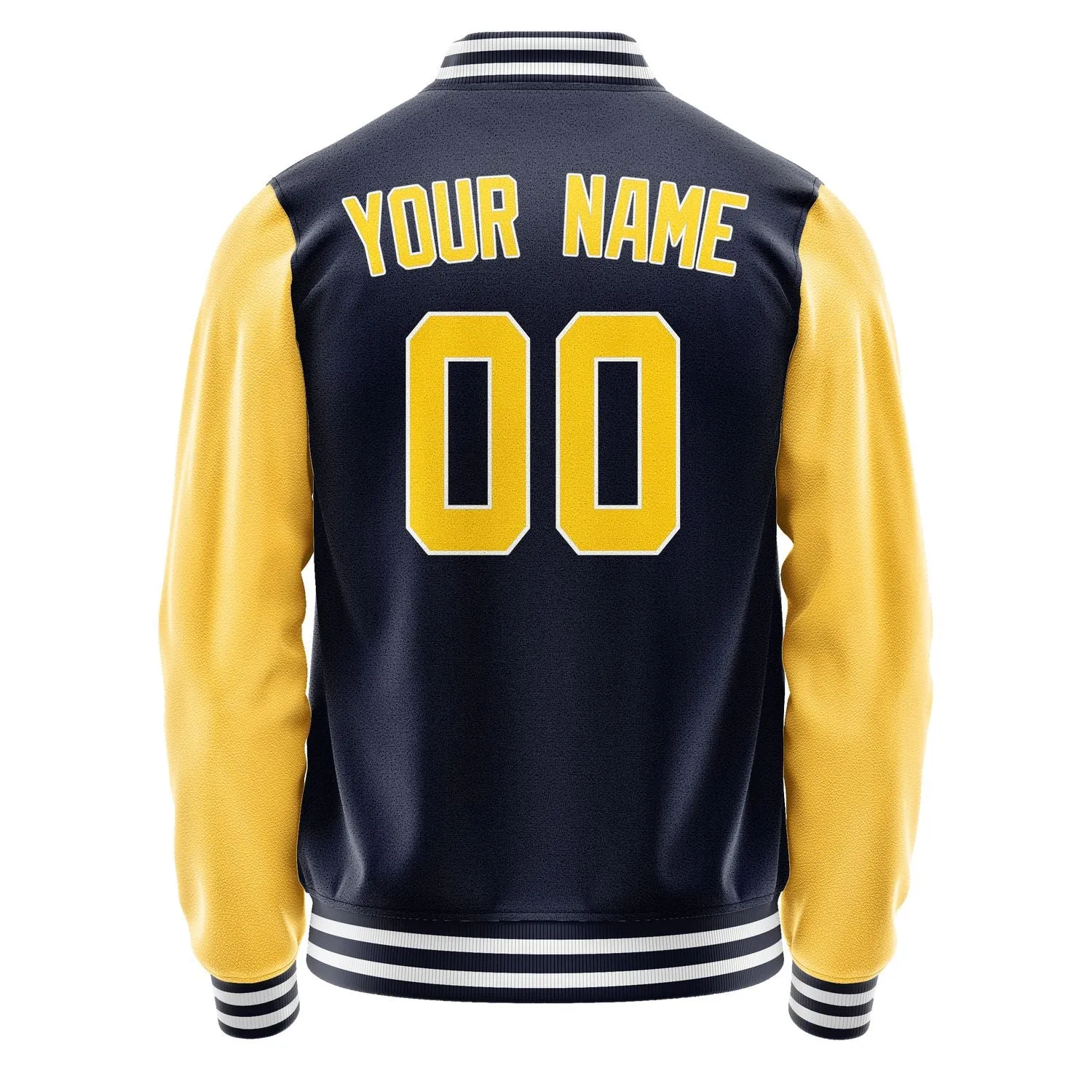 Custom Navy Gold Jacket sold by Tailorly product image thumbnail 3