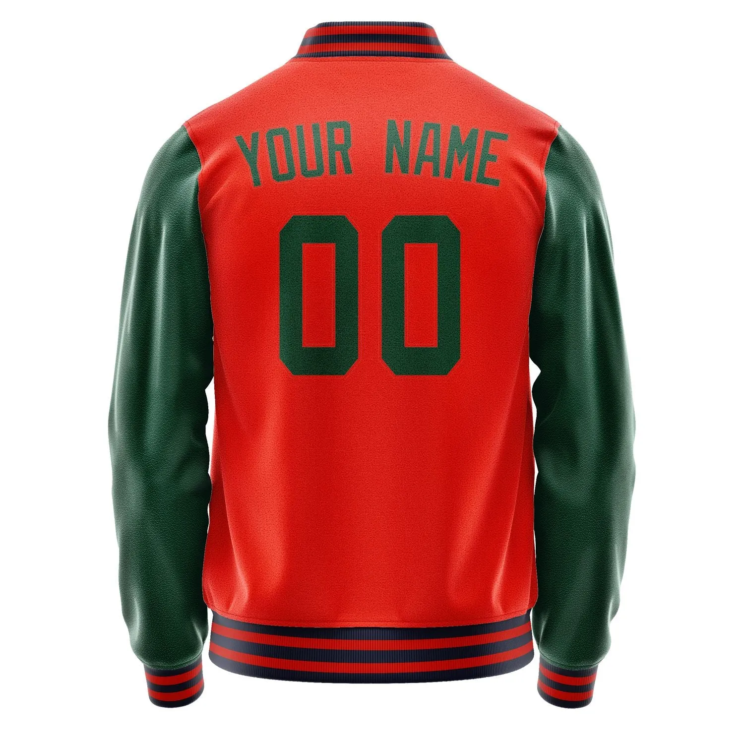 Custom Orange Red Green Jacket sold by Tailorly product image thumbnail 3