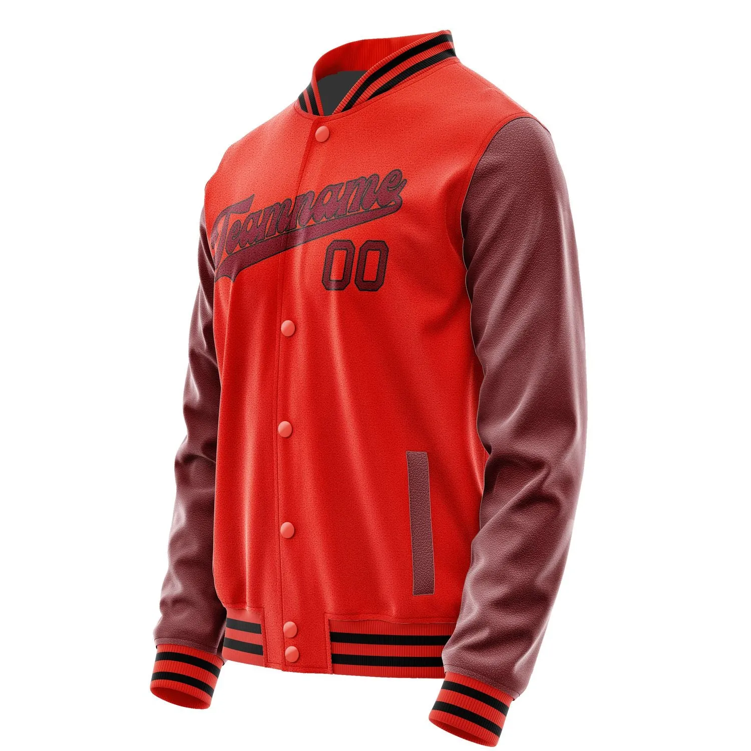 Custom Orange Red Crimson Red Jacket sold by Tailorly product image thumbnail 2