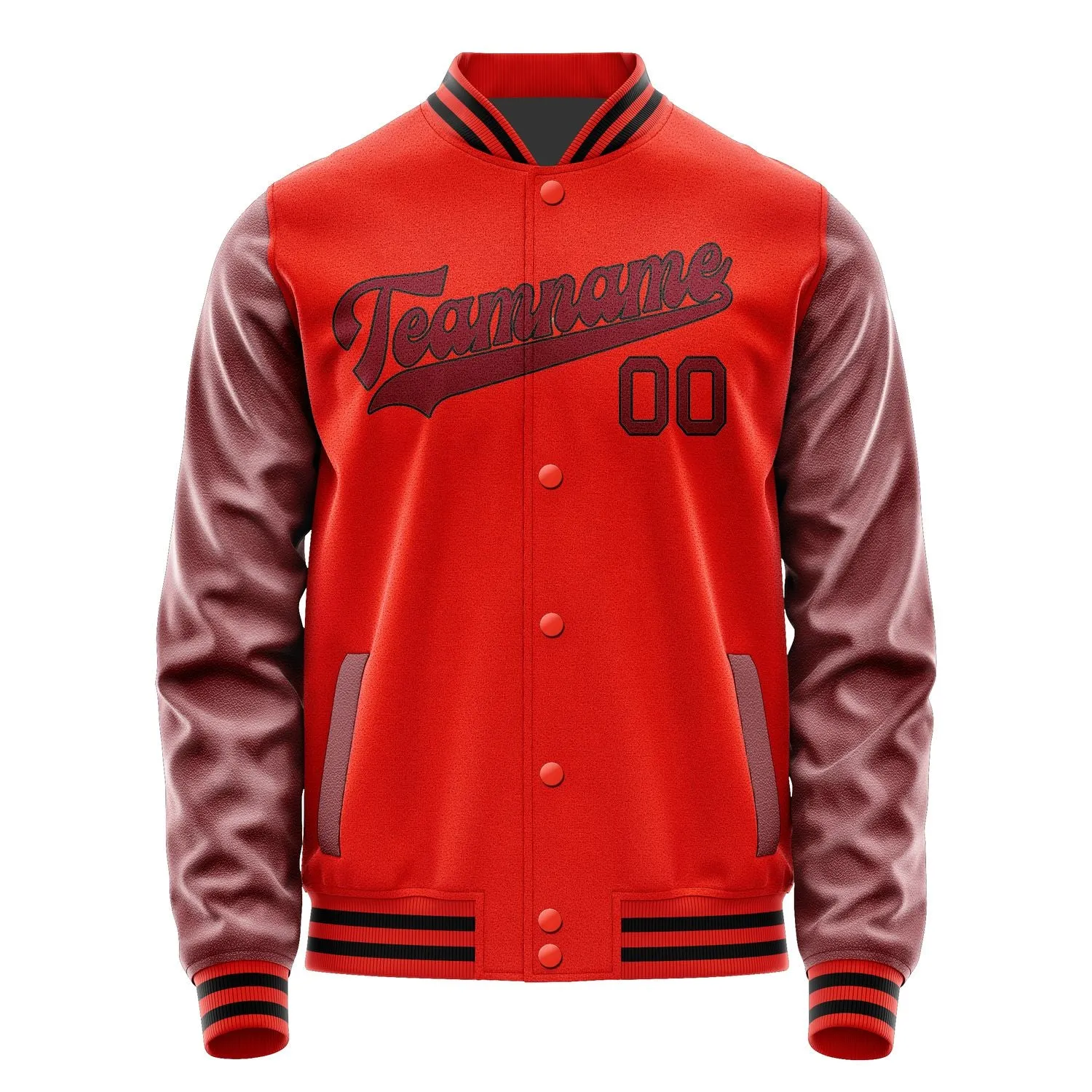Custom Orange Red Crimson Red Jacket sold by Tailorly product image thumbnail 4