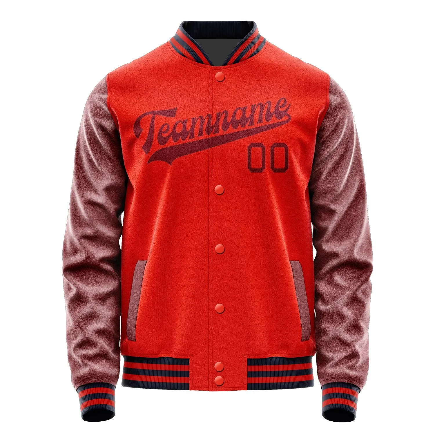 Custom Orange Red Crimson Red Jacket sold by Tailorly product image thumbnail 4