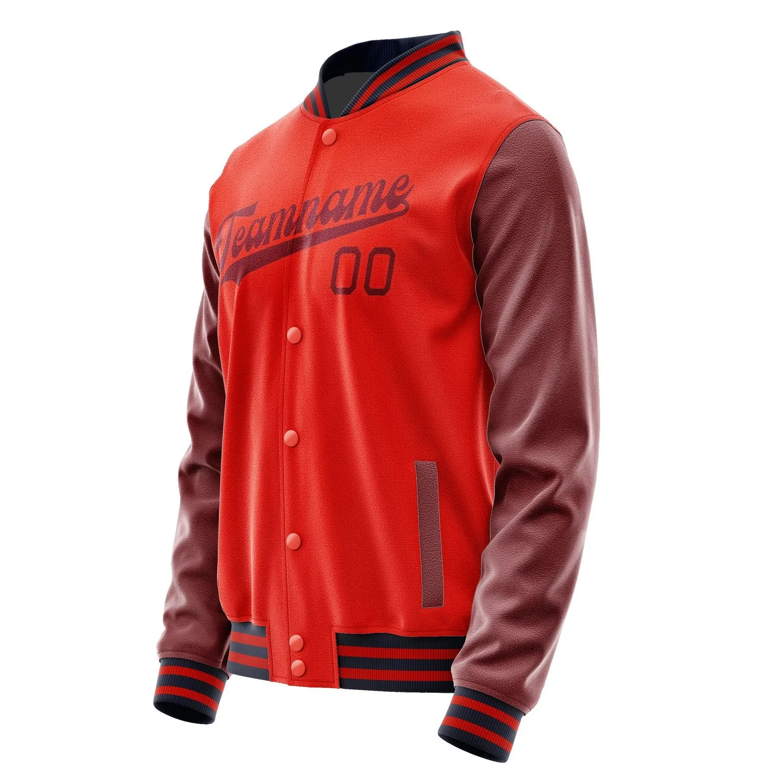 Custom Orange Red Crimson Red Jacket sold by Tailorly product image thumbnail 2