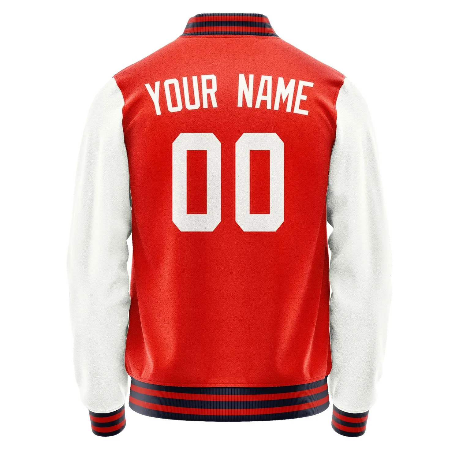 Custom Orange Red White Jacket sold by Tailorly product image thumbnail 3