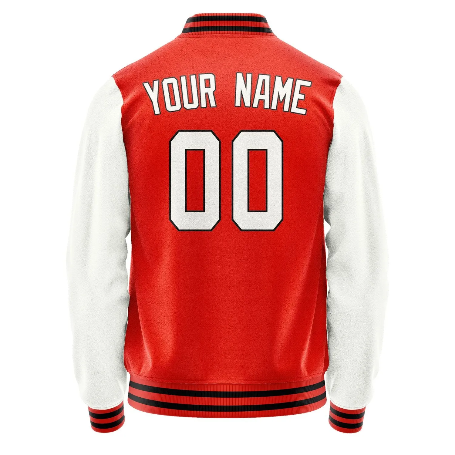 Custom Orange Red White Jacket sold by Tailorly product image thumbnail 3
