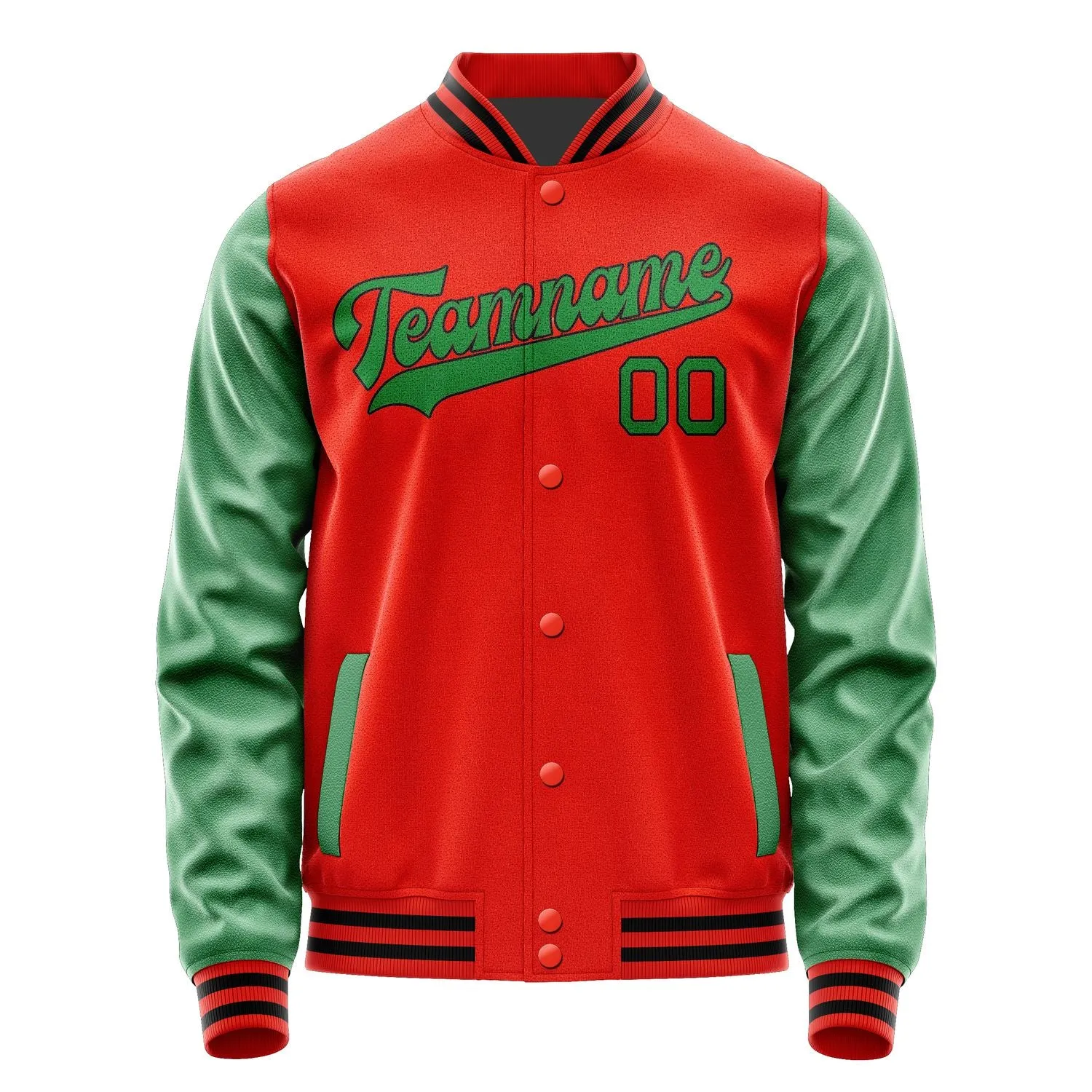 Custom Orange Red Emerald Green Jacket sold by Tailorly product image thumbnail 4