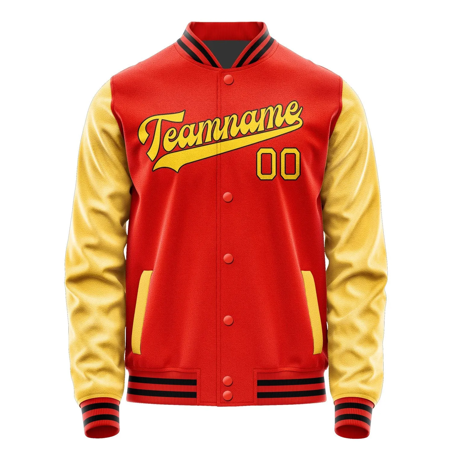 Custom Orange Red Gold Jacket sold by Tailorly product image thumbnail 4